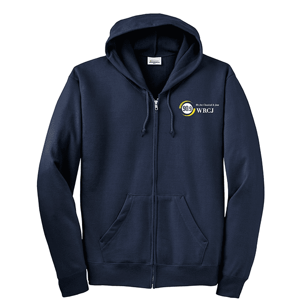 90.9 WRCJ Zip Hoodie