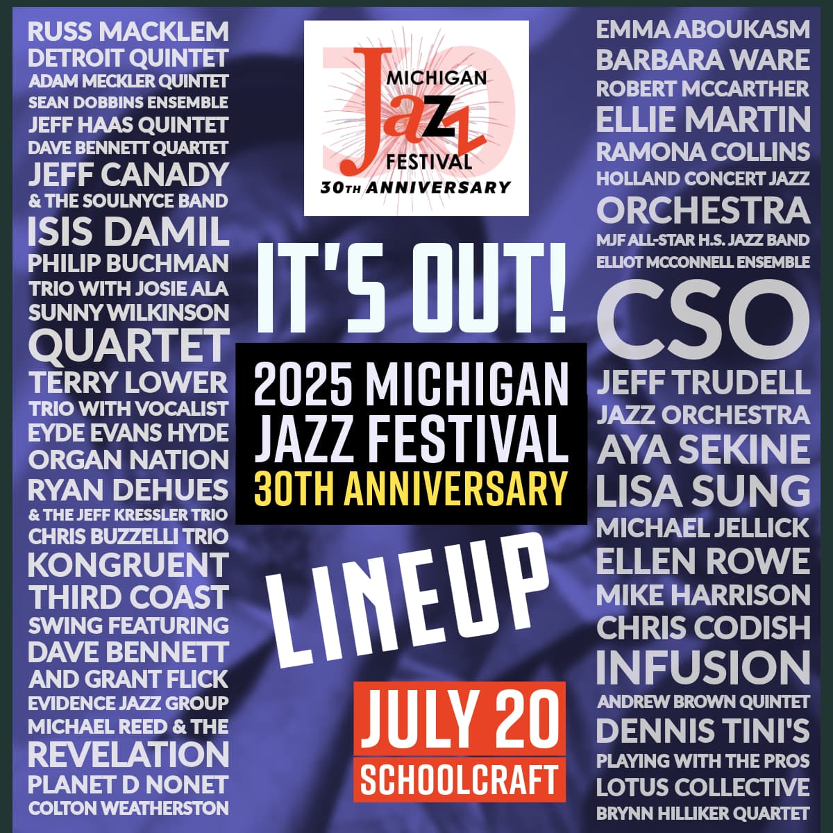 2025 Michigan Jazz Festival